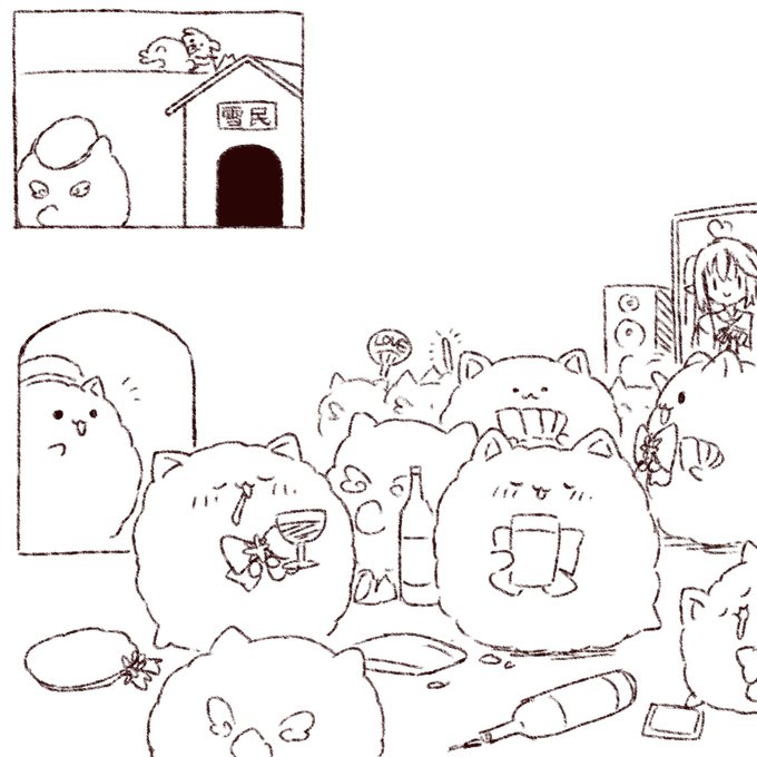 ここは犬小屋だからねラミィちゃんは入ってきちゃだめだよ
#雪民
#LamyArt
#らみらいぶ 