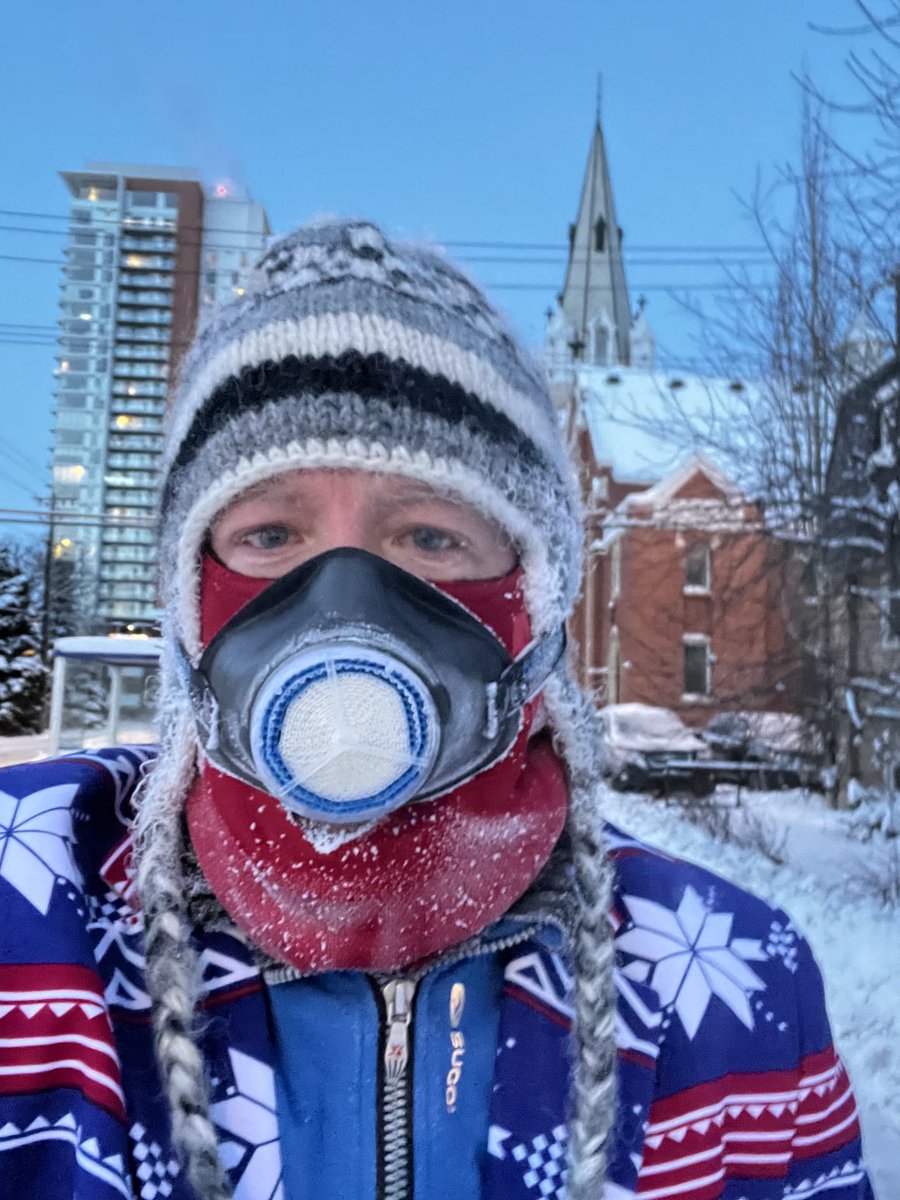 drdagly's tweet photo. People say I’m a bit crazy for riding a bike in this weather. 

“If you think that’s nuts, wait till I tell you about people who after a year of having a lifesaving vaccine available to them for free choose to not take it.”

All I want for Xmas is everyone to get vaccinated. https://t.co/GXedW3lW1e