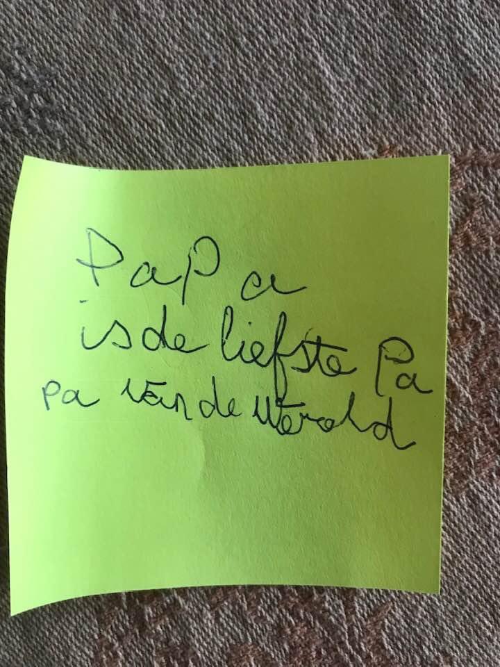 #liefbriefje 3 jaar geleden vond ik dit bij het kerstontbijt. Hoe mooi kan zo iets simpels zijn