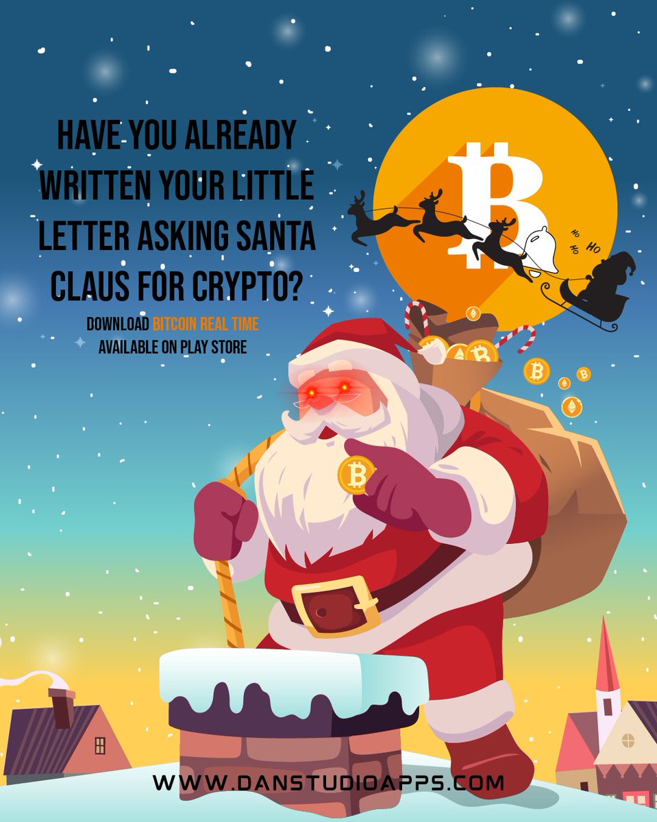 BtcRealTimeApp's tweet photo. 🇧🇷: Já escreveu sua cartinha pedindo cripto para o Papai Noel?
Baixe o Bitcoin Real Time
Disponível na Play Store

A equipe da Dan Studio Apps deseja a todos um feliz natal! 

#criptomoedas #bitcoinbrasil #Bitcoin #btc #ethereum #Cryptocurrency https://t.co/xjsDrYJdg2