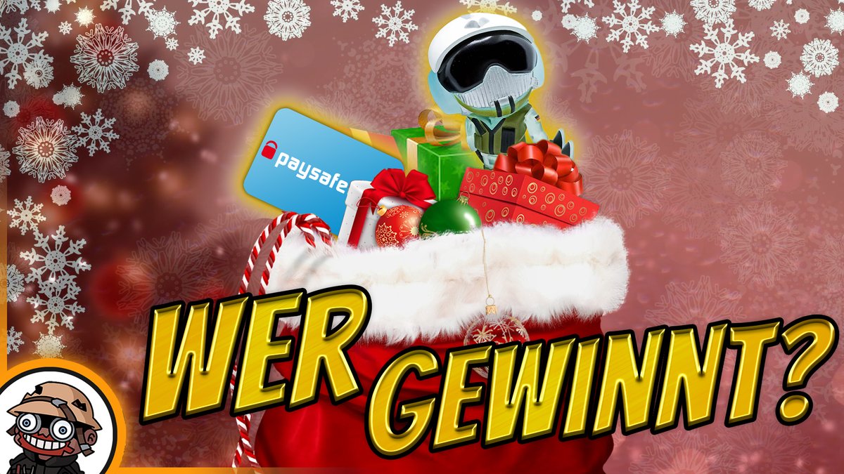 Die Gewinner des Weihnachtsgewinnspiels stehen fest.
Wer gewonnen hat?

Finde es heraus: youtube.com/watch?v=Ns0Twx…

#gewinnspiel #runtergedownt #rainbowsixsiege #SiegeChampions #GermanMediaRT #GermanRetweet #GermanYoutuber2 #YTCreatorsDE
