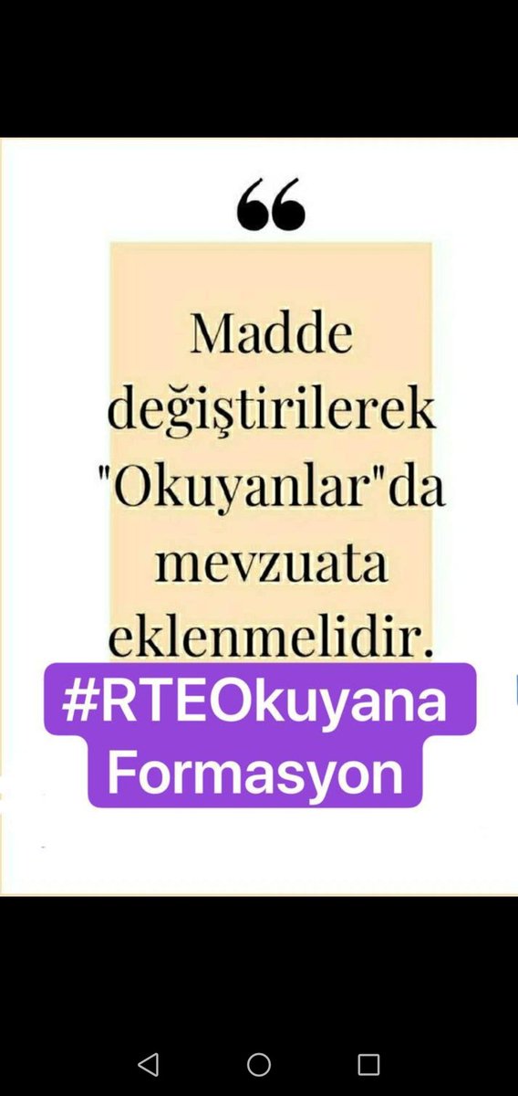 Bizi mağdur etmeyin artık lütfen sadece derslerimize odaklanalım. Mezuata okuyanlar ibareside eklenmelidir <a href="/RTErdogan/">Recep Tayyip Erdoğan</a> <a href="/ykalitekurulu/">Yükseköğretim Kalite Kurulu (YÖKAK)</a> <a href="/erolozvar/">Erol Özvar</a> RTEOkuyana Formasyon