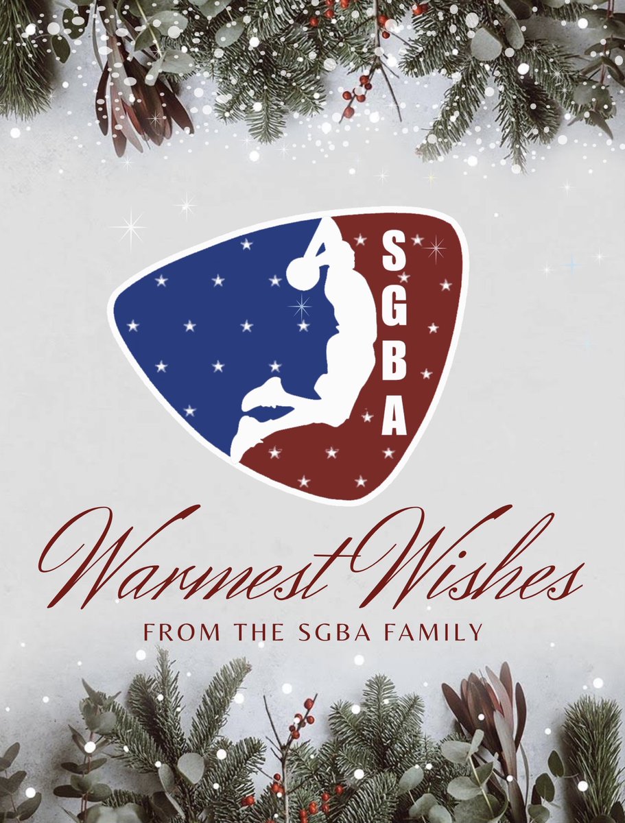 The whole SGBA Family would like to wish everyone out there a Merry Christmas.  Thanks for everyone out there that shows us constant support and love.  #SGBA