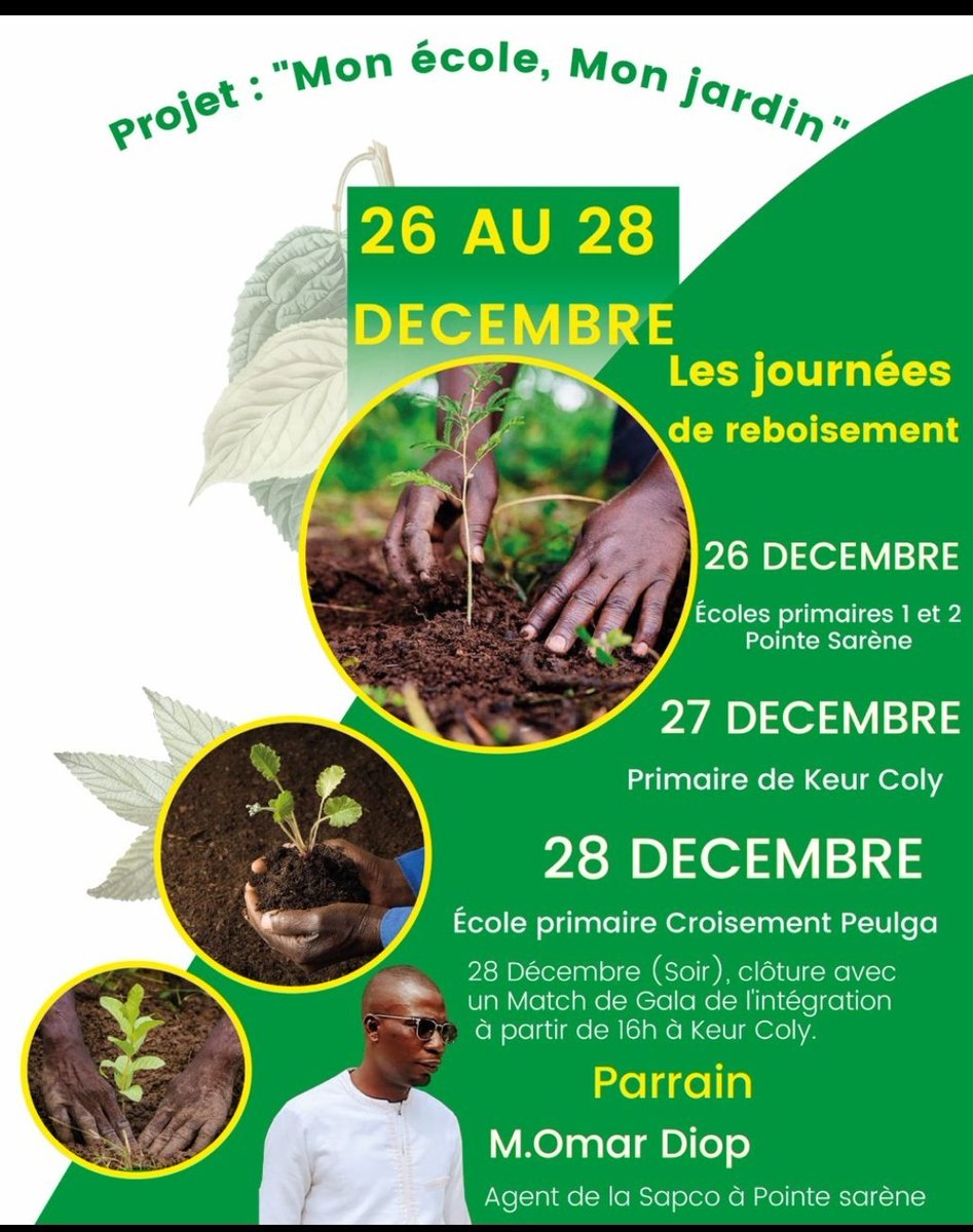 Greenactions221's tweet photo. Une initiative qui mérite d'être soutenue. 🌳🌳🌳🌳
@green_actions_senegal 

#greenactionssenegal #greenactions #trees #planttrees #reforestation #reboisement #planterunarbre #cop27 #climatecrisis #globalwarming #climateactivist #africanclimateactivist #worldclimateactivist https://t.co/sYzkxr537f