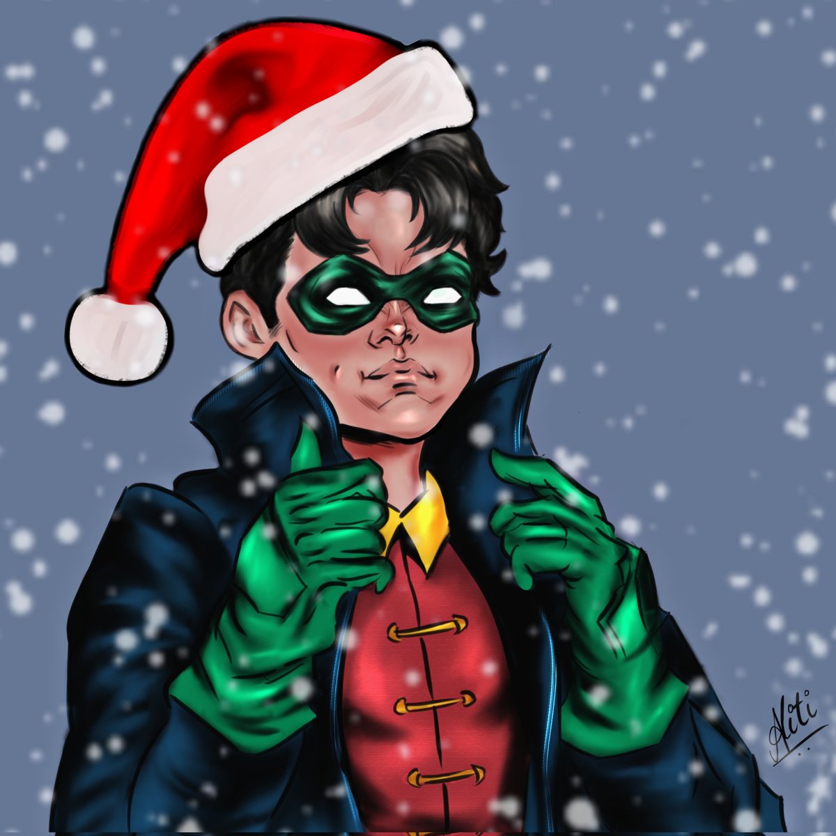 adidrawss's tweet photo. Merry Christmas!
#jasontodd #Robinjason #art https://t.co/cgAPPxjWzP