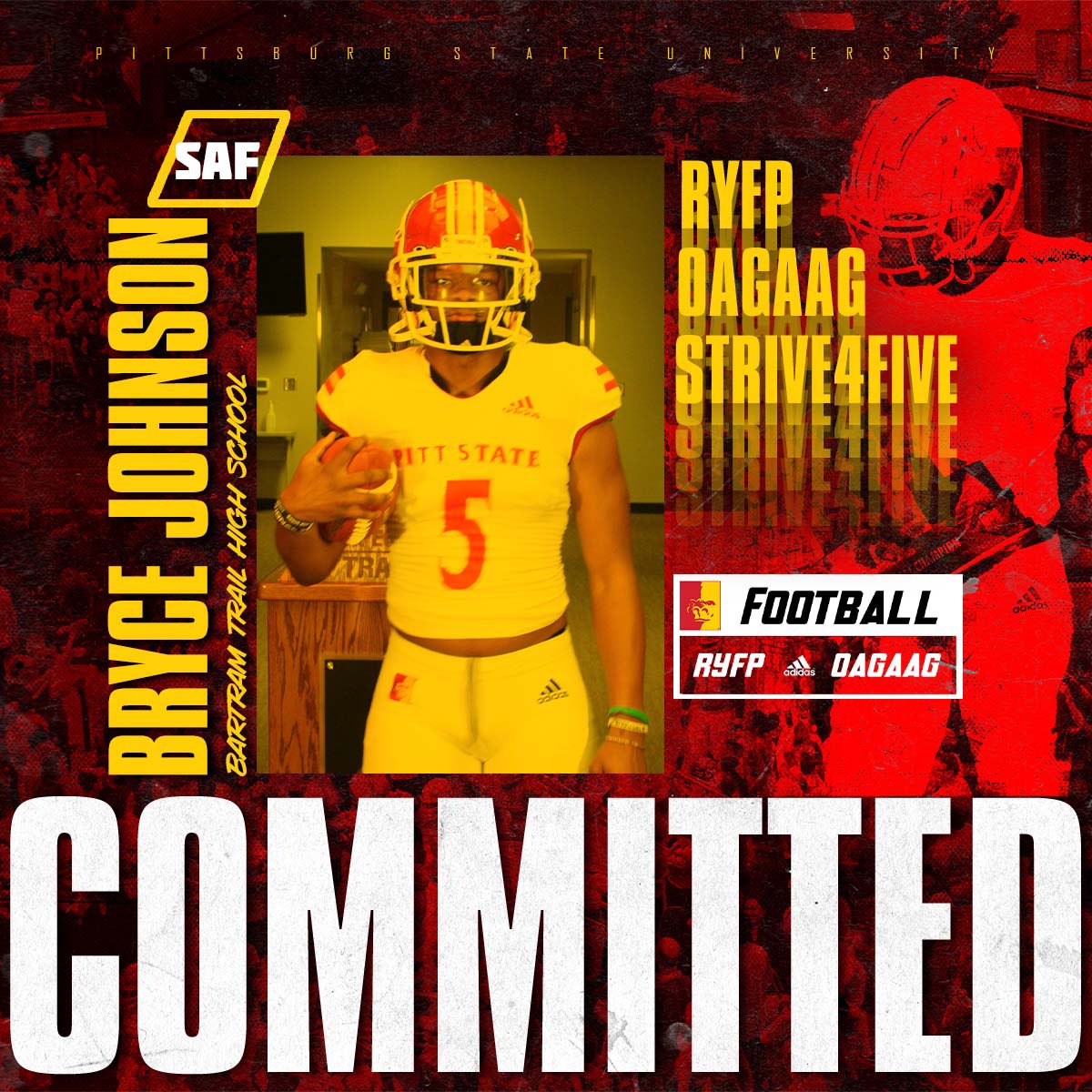 Brycejo03's tweet photo. 100% COMMITTED‼️ Go Gorillas🦍@coachparker85 @GorillasFB @Coachbwright4 @CoachTomAnthony #OAGAAG https://t.co/8mExDZw1dM