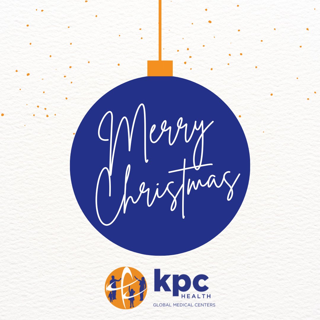 May joy and comfort be with you and your loved ones during this Holiday Season. Merry Christmas from KPC Health!
