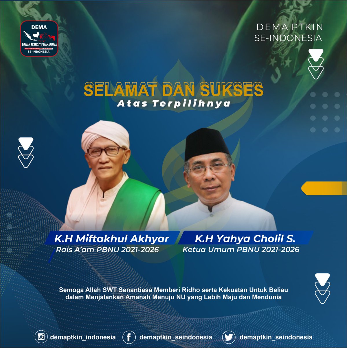 Selamat &amp; Sukses Muktamar NU ke-34🇮🇩