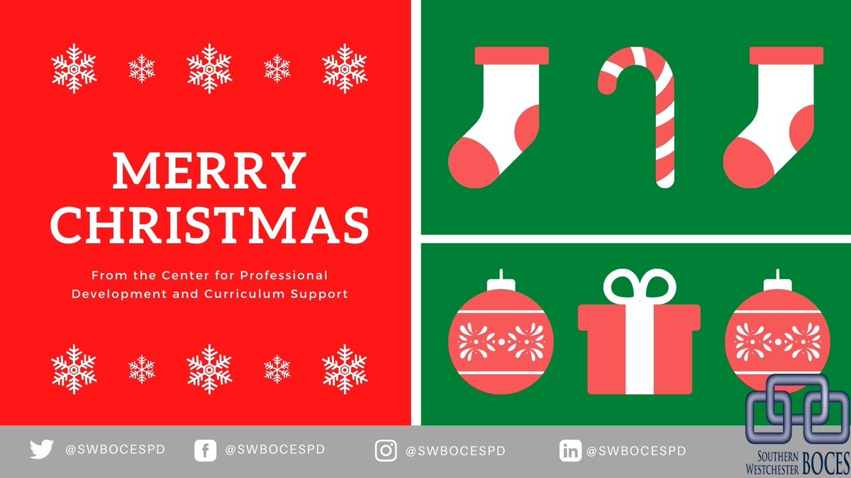 swbocesplcs's tweet photo. Wishing you and your family the very best today and always! Merry Christmas! 

#MerryChristmas #Christmas #December #Holiday #Education #SWBOCES #BOCES #ProfessionalDevelopment https://t.co/bkcZsDo5nx