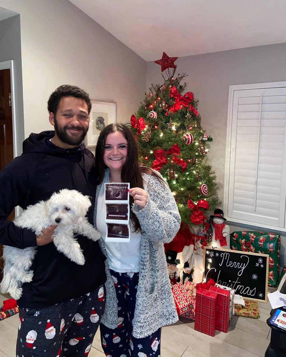 Merry Christmas. We will officially be a family of three next year ✨
 (plus finny)