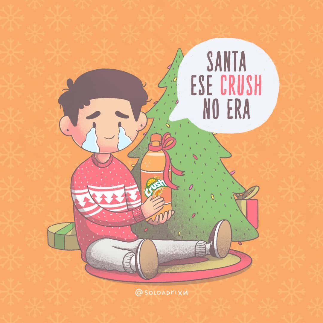 sexpaumillan's tweet photo. 😂😭🎅
#FelizNavidad2021 
(IG: soloadrixn) https://t.co/z7aWnKtyBP