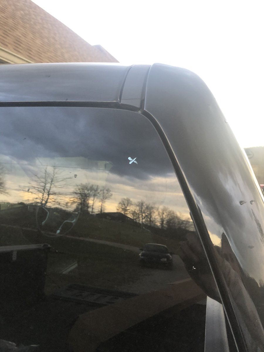 alyssabaker_'s tweet photo. Just noticed these white x’s on my truck. They were definitely not on it when I bought it a few weeks ago. Has this happened to anyone else or anyone know what it could mean? https://t.co/Io4IQExsDg