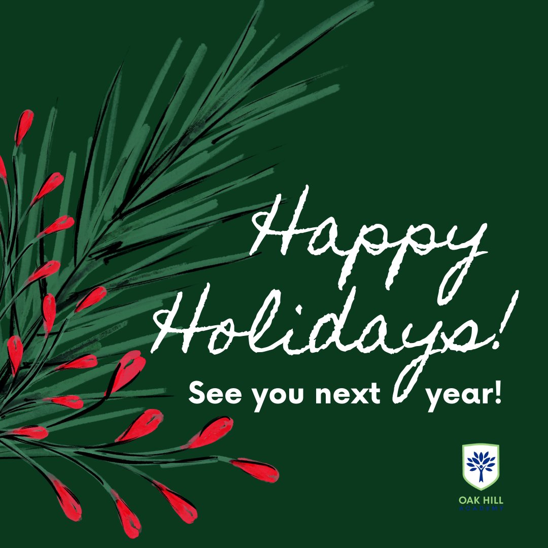 OHADALLAS's tweet photo. May the holiday season fill your home with joy, your heart with love, and your life with laughter. Oak Hill Academy is wishing you and your family Happy Holidays!

#whyoha #oakhillacademydfw #dragonnation #aloha #happyholidays #merrychristmas #seasonsgreetings #learningdiffer ... https://t.co/KJfSbBXSzV