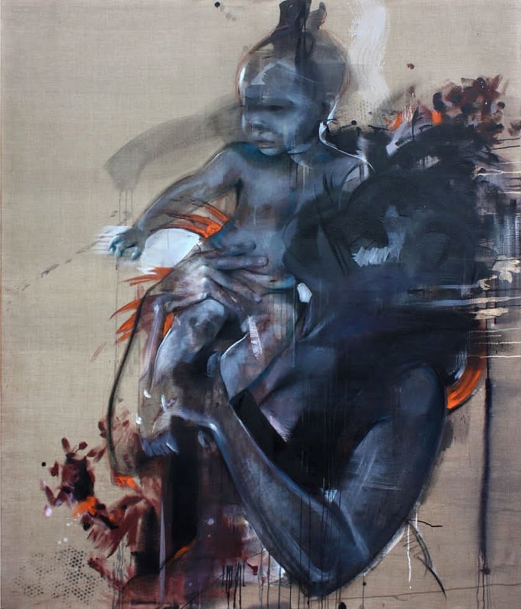 InFemsAC's tweet photo. Merry Christmas from all the Infems @AdelaideDamoah
@eliapaintings
@hotelalphabet
@RoxanaHalls
And @RFontaineWolf

Here we share #InFems Co-founder Rebecca Fontaine-Wolf's version of the divine mother and child

Eternal Recurrence
2016
182 x 130cm https://t.co/rcIdkTkcbC