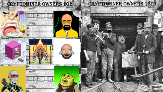 CryptoMinersNFT's tweet photo. Testing out my PhotoShop skills😀Imagine our CryptoMiner owners back in the 1800s...

Click, buy and join the community, you know you want to! 😁👨🏼‍🚒⛏

https://t.co/umV2lfYxK5

#NFTs #nftcollectors #NFTcollection #NFTGame #PolygonNFT https://t.co/5JdNY38NOf