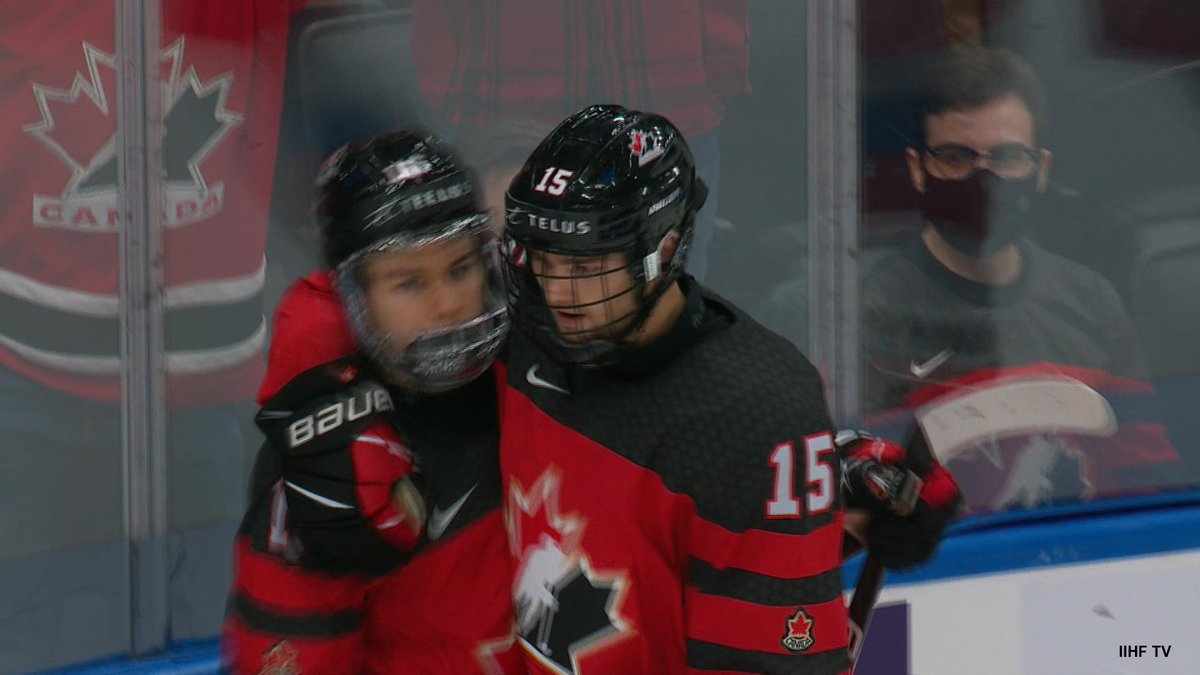 IIHFTV's tweet photo. TSN Reporter Mark Masters reports on Team Canada as they prepare for the #WorldJuniors opener against Czechia on Sunday. https://t.co/aRUtBTD4Iz 

#TSNHockey #IIHF #IceHockey https://t.co/07ToWSVe2X