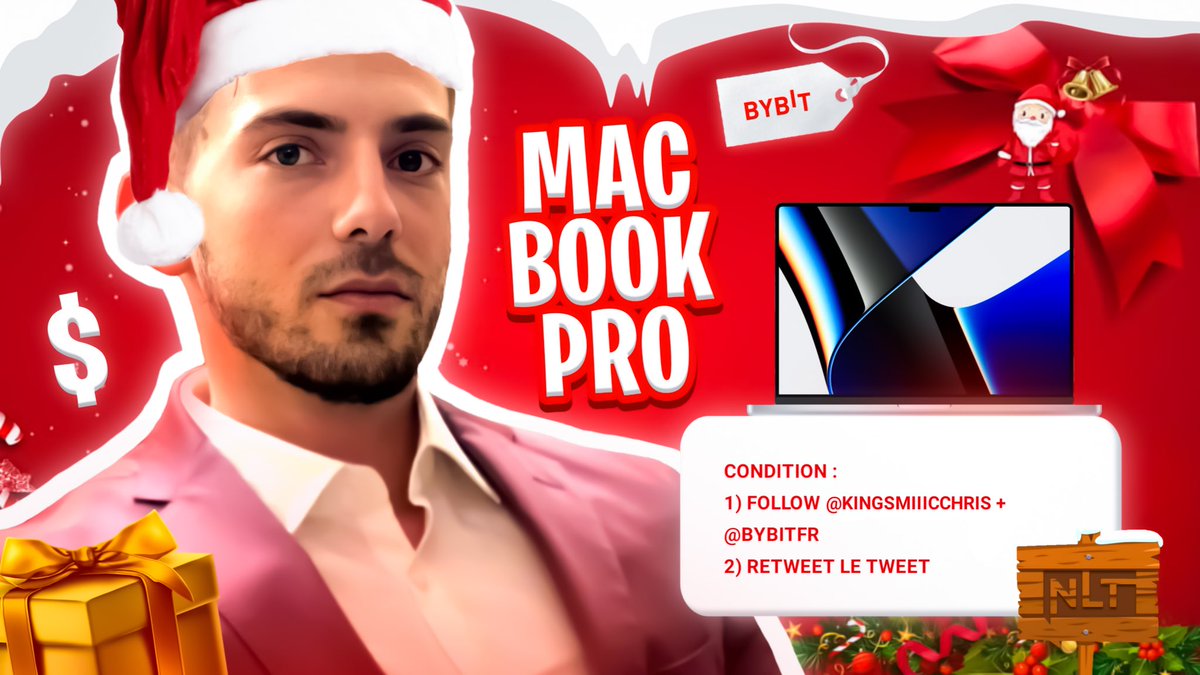 Chris (@chrissmiiic) on Twitter photo 🎅 Calendrier de l’avent J-18🎅🏼
Le grand cadeau de Noël, pour vous, par nous.
A gagner : le dernier MacBook Pro 👑
Condition 🎄 :
- Follow @KingSmiiicChris & <a href="/BybitFr/">Bybit French</a>
- RT
TAS : 27/12 19 🕛 🎅 Calendrier de l’avent J-18🎅🏼
Le grand cadeau de Noël, pour vous, par nous.
A gagner : le dernier MacBook Pro 👑
Condition 🎄 :
- Follow @KingSmiiicChris & <a href="/BybitFr/">Bybit French</a>
- RT
TAS : 27/12 19 🕛