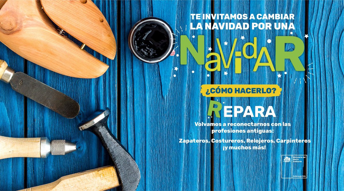 ¡Reparar es ayudar! Ayudar a cuidar el medio ambiente y potenciar el emprendimiento ✂️🔨 ¿Te sumas? Por una #Navidar2021 🥰