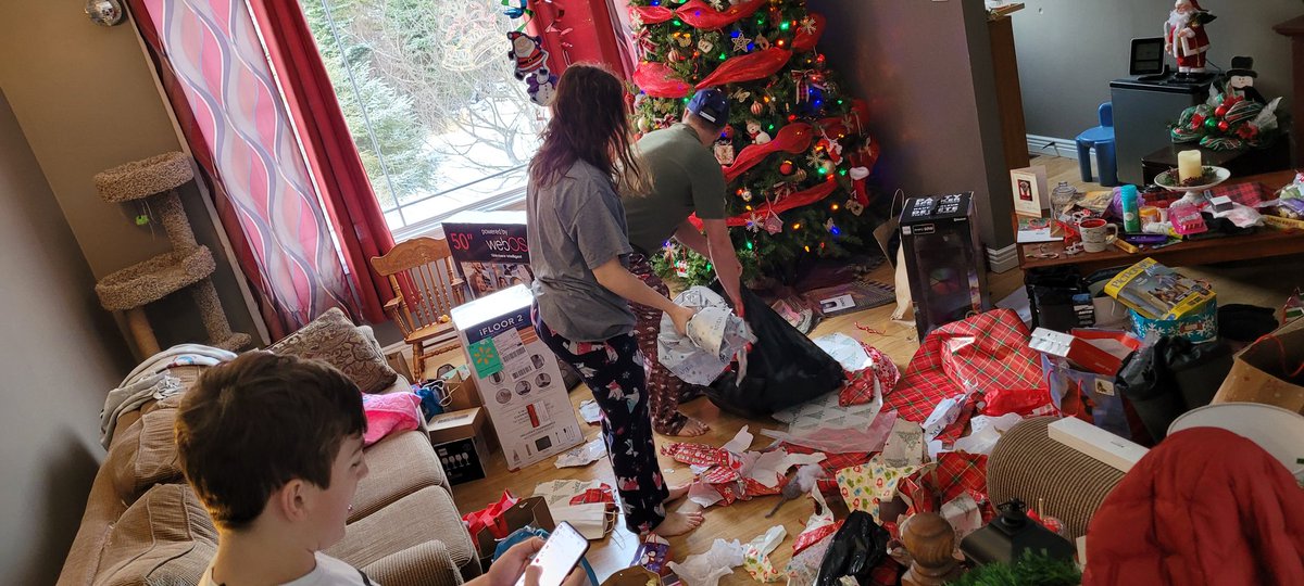 Clean up time merry Christmas to everyone