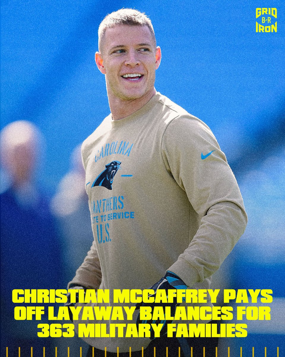 Real one 🙏 <a href="/CMC_22/">Christian McCaffrey</a>