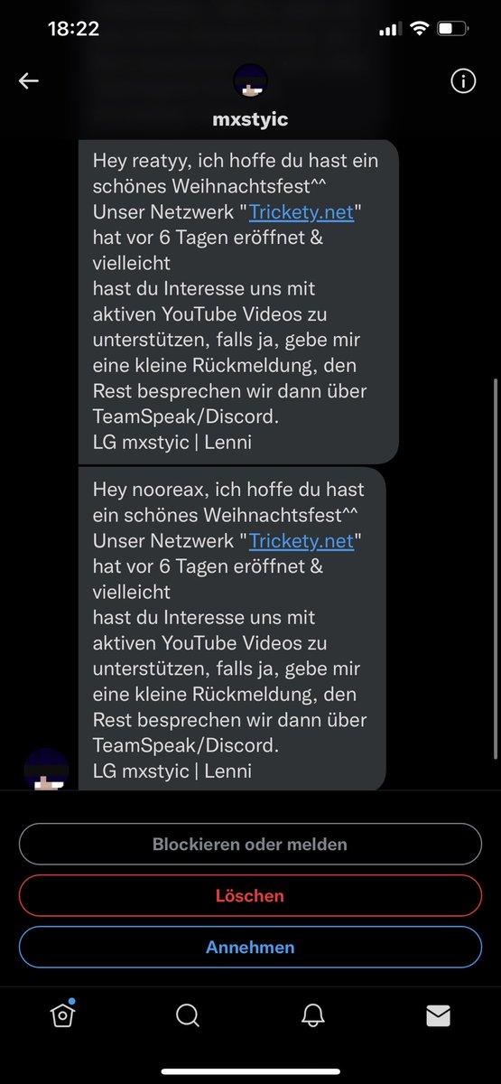 nooreaxYT's tweet photo. Er kriegts nicht mal geschissen den Namen auszutauschen https://t.co/KXOP9qNKJc