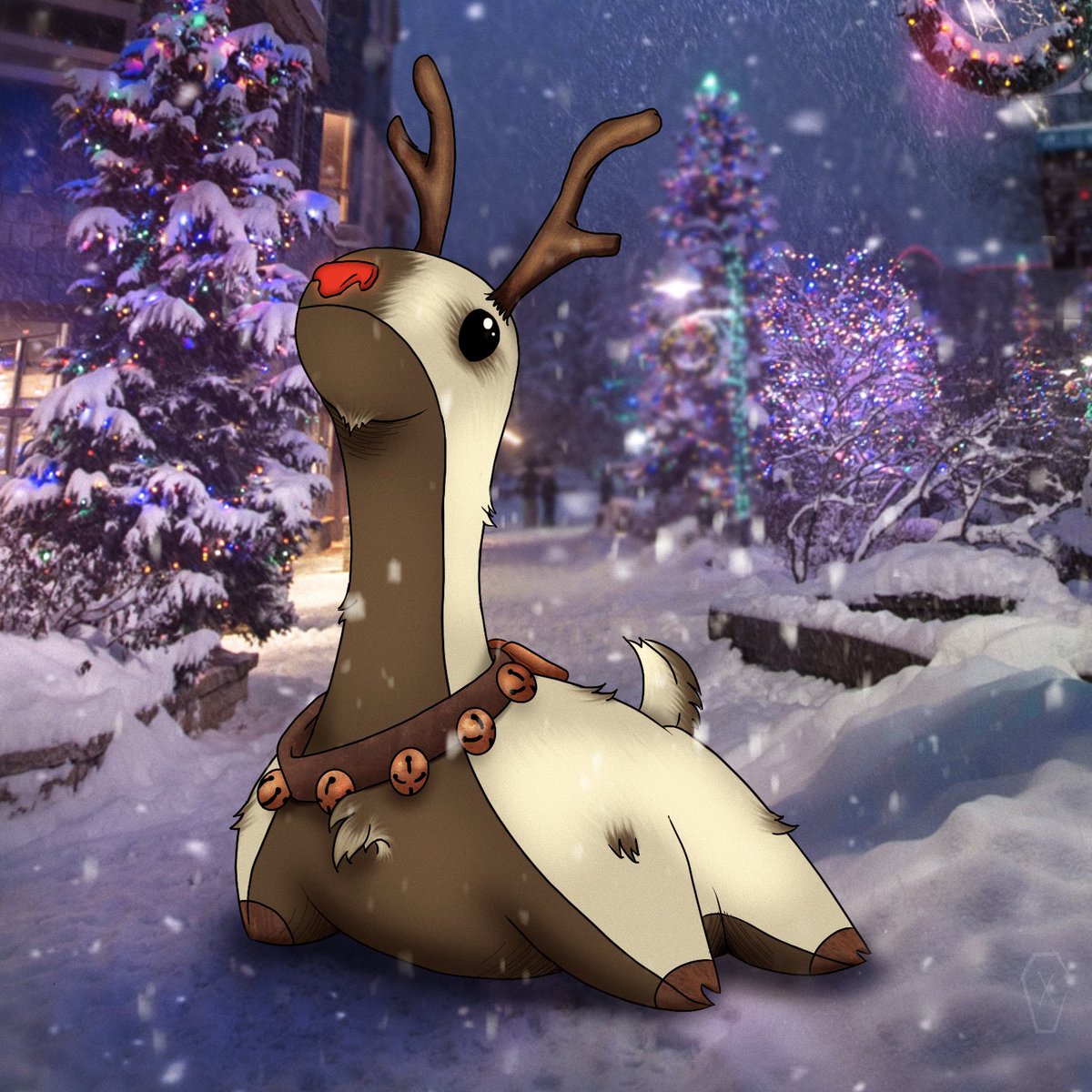 cadaver_x's tweet photo. Day 11 of #Nessmas: Reindeer. 

#ApexLegends #ApexLegendsFanart https://t.co/f5aTwmjh4O