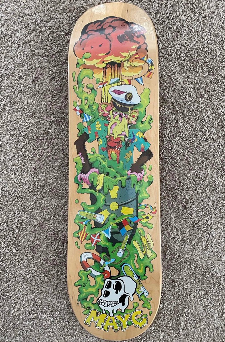 ~GM Christmas Giveaway~

🔥Prize🔥
Limited Edition MAYC Skate Deck🛹

To Enter:
* Follow👋
* Re-tweet🔄
* Tag a friend that also likes @BoredApeYachtClub

Will draw a winner next week. Must be comfortable providing me a physical mailing address if you win :)

#apefollowape