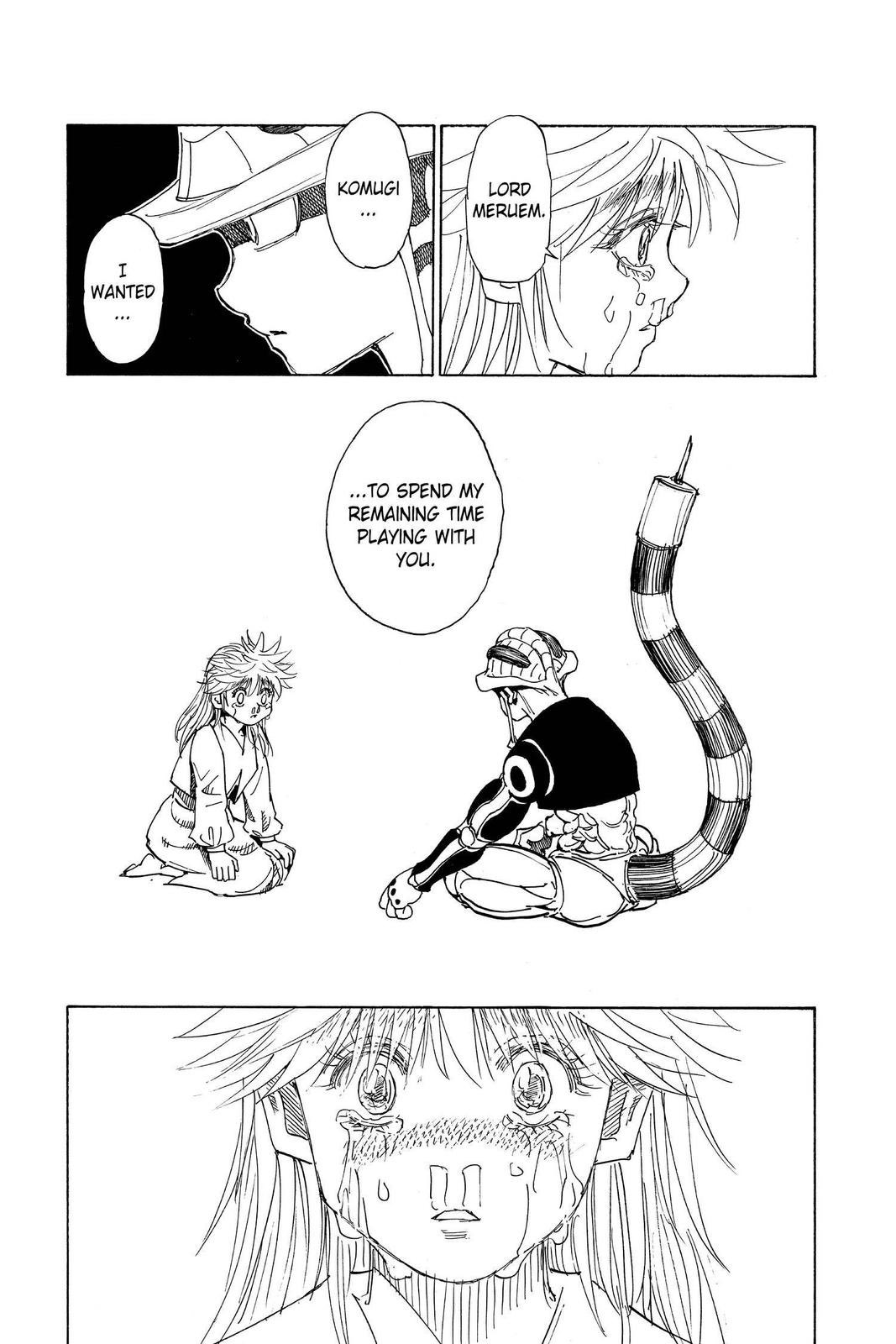 Corie on Twitter: "One of the most beautiful powerful deaths ever in  fiction. Meruem/Komugi was such a fantastic love story man. Just brilliant  storytelling at its finest https://t.co/qXMmfy3ZYf" / Twitter