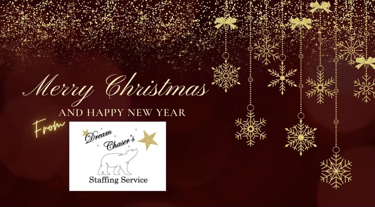 DreamChaserSS20's tweet photo. Merry Christmas Everyone from Dream Chaser’s Staffing Service! We hope you all have a Safe and Happy Holiday 🎄🎁🎅🏼

#dreamchaserss #uniontownpa #fayettecountypa #supportlocalfayettecopa #fayettechambermember #pittsburgh #staffing #merrychristmas #holidays #family https://t.co/691pmX7Rzu