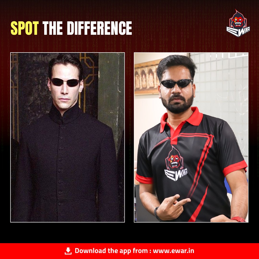 GamesEwar's tweet photo. Kon h teja? Or mark kidhar h?
@KeanuReevesoff1 
#MatrixResurrections #Matrix4 #matrix #Ewar #Ewargames #meme #MEMES https://t.co/t7D9BAsiRo