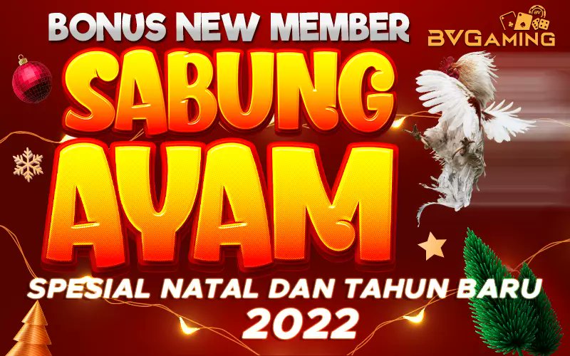 BVGAMING_NET's tweet photo. Bonus Spesial Natal dan Tahun Baru 2022 New Member Sabung Ayam SV388!

Ayo segera daftarkan akun anda di BVGaming! Ayo Buruan Waktu Terbatas!

#natal #tahunbaru #bandar #offside #sabungayam #bvgaming #thailand https://t.co/y4rMMs2OBx