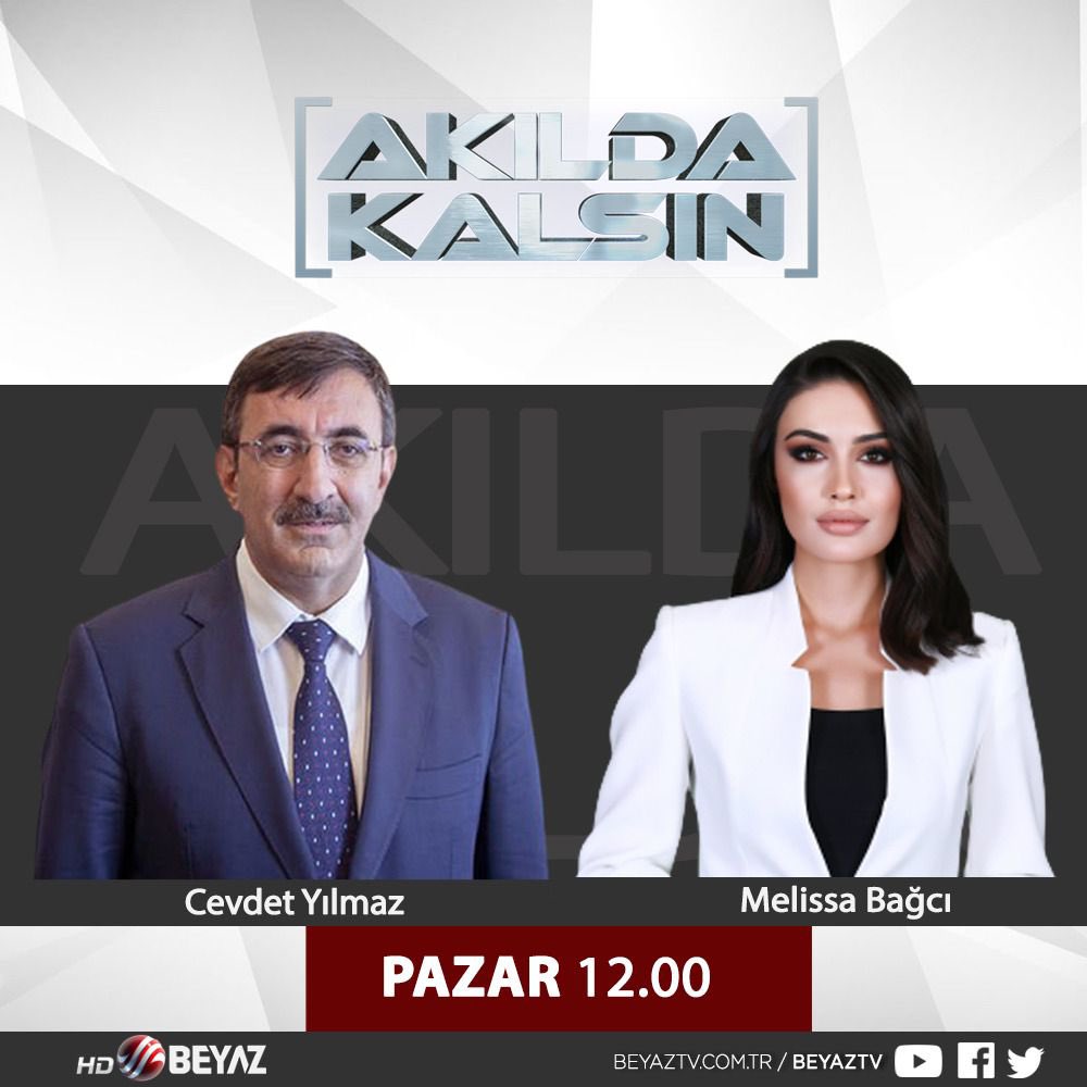 _cevdetyilmaz's tweet photo. Yarın @beyaztv ekranlarında saat 12:00’de @melissabagci_ ile canlı yayında gündemi konuşacağız. Bekleriz… https://t.co/CozC5yxyUD