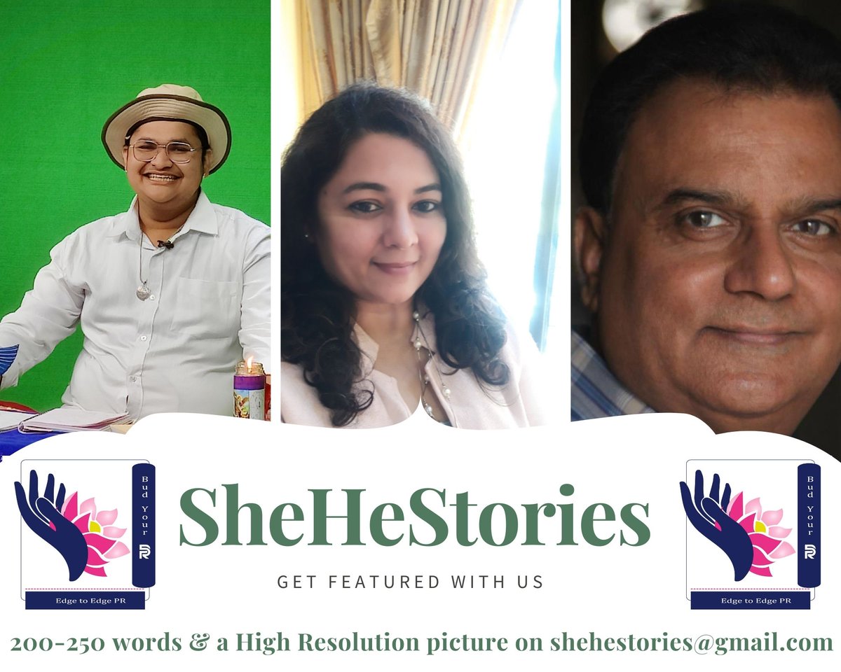 NehaKala12's tweet photo. SheHeStories is an extremely simple initiative to promote "What we do"

Send us your Profile(200-250 words) alongwith a High resolution Pic on shehestories@gmail.com

Team Neha Kala

#SheHeStories #SHStories #NehaKalaInitiative #NehaKala #SheHeStoriesbyNK #ConceptbyNehaKala https://t.co/6Y0Sed1lmJ