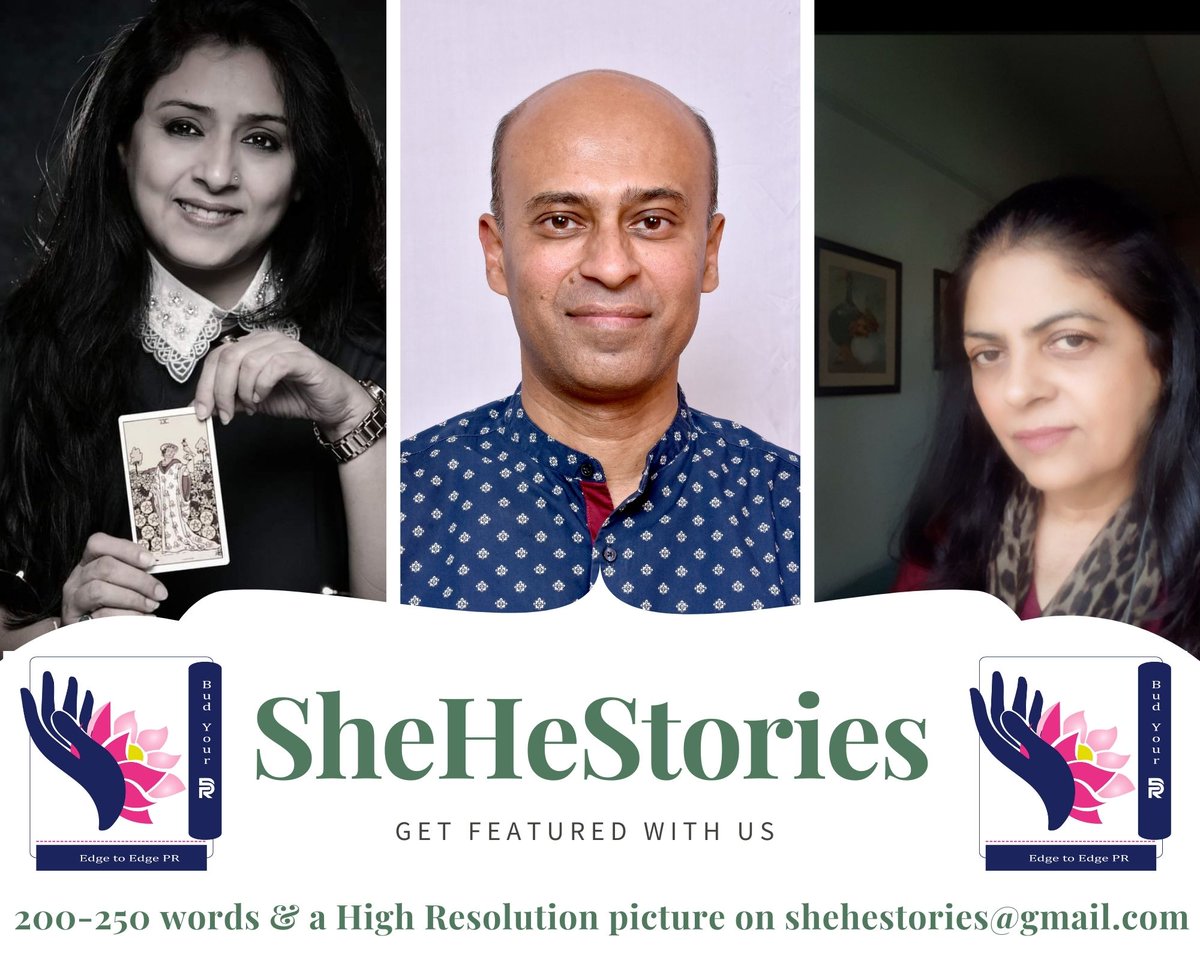 NehaKala12's tweet photo. SheHeStories is an extremely simple initiative to promote "What we do"

Send us your Profile(200-250 words) alongwith a High resolution Pic on shehestories@gmail.com

Team Neha Kala

#SheHeStories #SHStories #NehaKalaInitiative #NehaKala #SheHeStoriesbyNK #ConceptbyNehaKala https://t.co/KzabfrKWGF