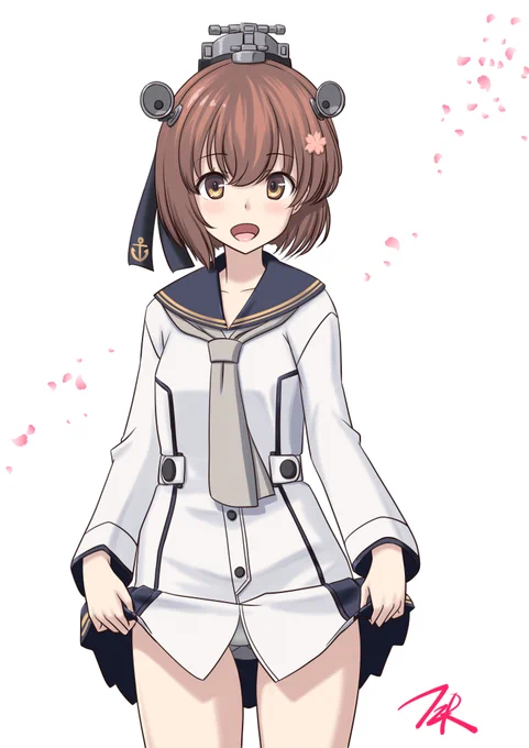 雪風改二(再掲)
やはりしずま艦のスッキリしたデザインは好き😉 
