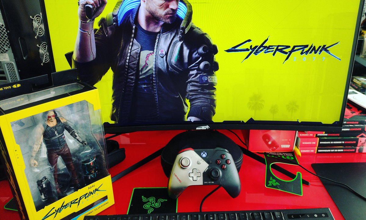 AdrianGLZ's tweet photo. @XboxArg Set #Cyberpunk2077 https://t.co/n1UBRLmne2