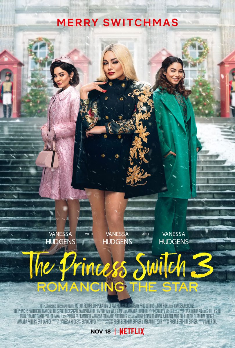 JacobHexa's tweet photo. Merry Christmas yโall #ThePrincessSwitch3 https://t.co/yrbFgg8Zq8