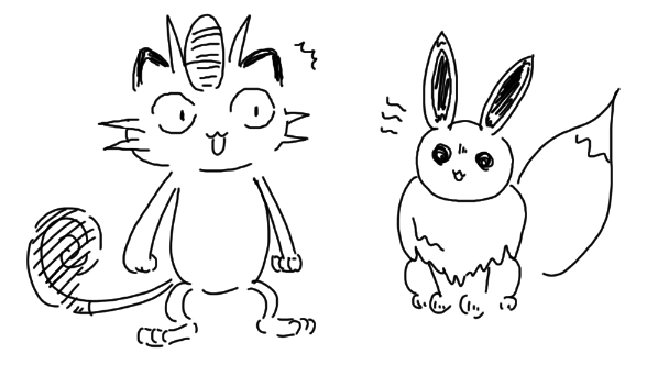 可愛く描けた 