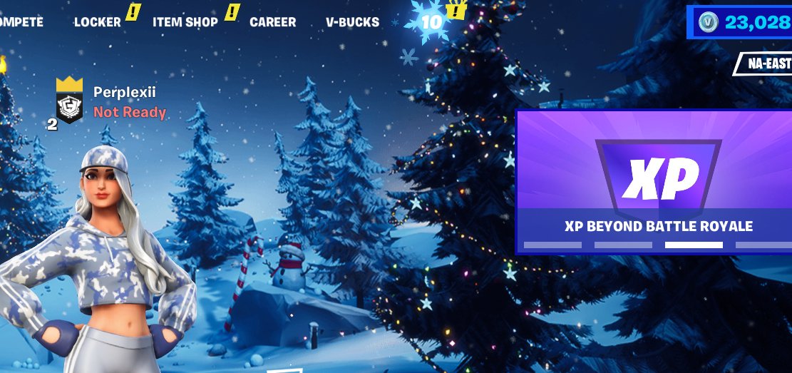 Perplexii's tweet image. i get on fortnite and i guess i have 23,000 v-bucks for what???