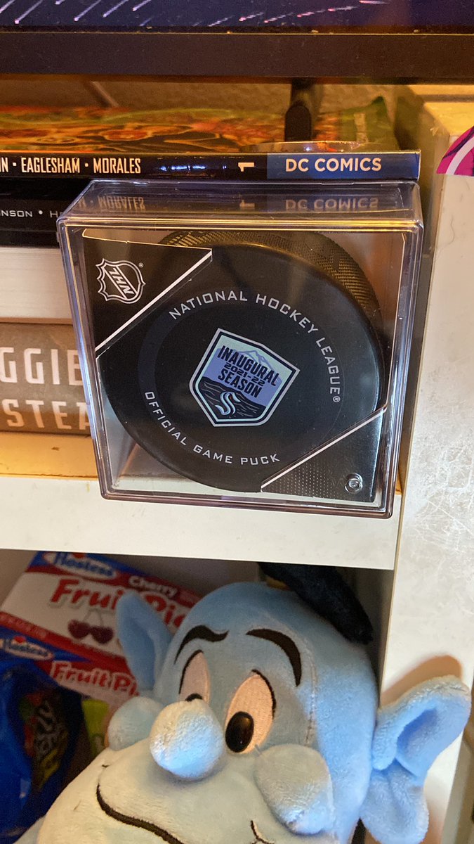 PNWNerdParents's tweet photo. @SeattleKraken Yep got the hubby a puck! https://t.co/Qi1HNHkU3Y