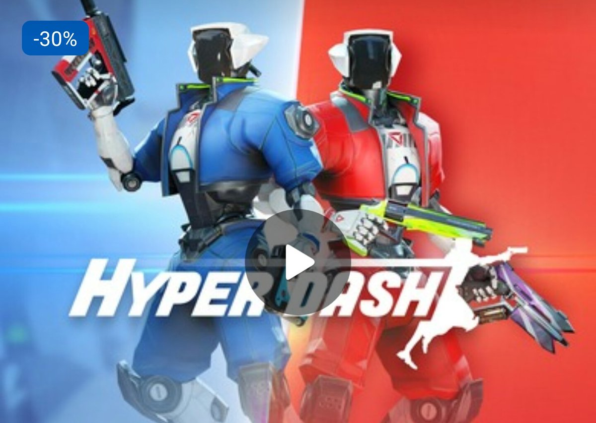 determined_vr's tweet photo. Merry Christmas to everyone! If you are looking for a present to gift this holiday season consider Hyper Dash! This game is a fast paced VR team shooter that gets your blood pumping! 
Currently 30% off in the Oculus Store! 

@HyperDashVR #VR #eSports https://t.co/k7BsEgGE4K