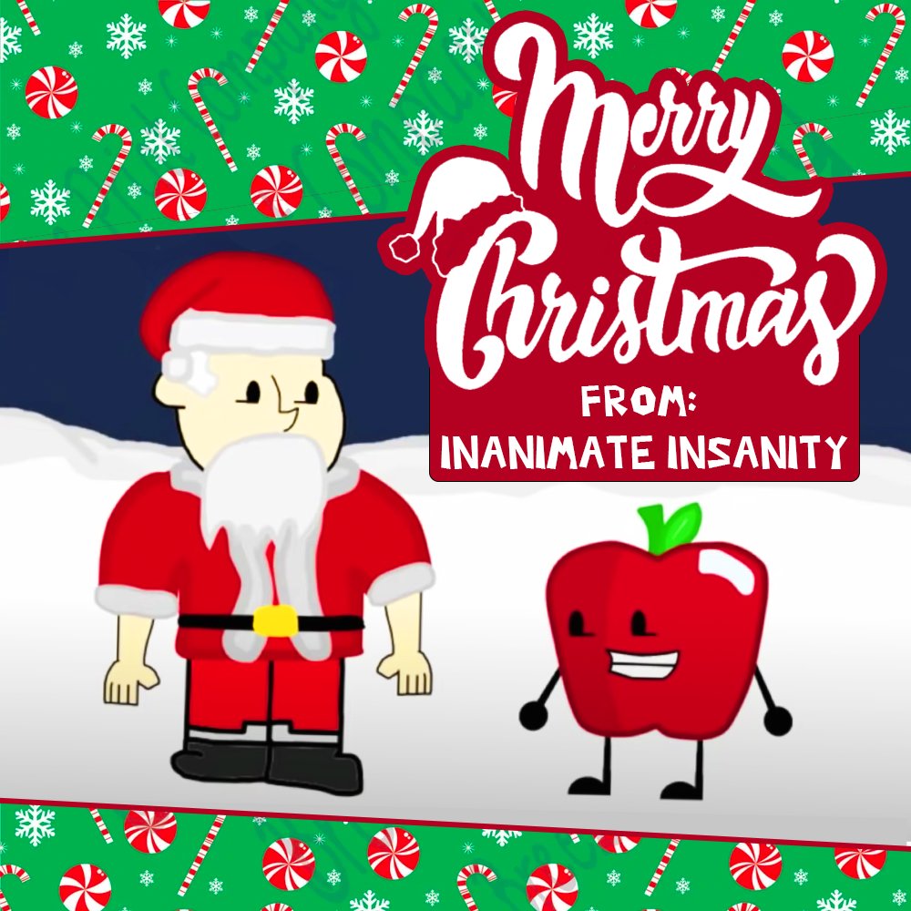 AnimationEpic's tweet image. 🎄🎁❄️ MERRY CHRISTMAS ❄️🎁🎄
~ The #InanimateInsanity Team