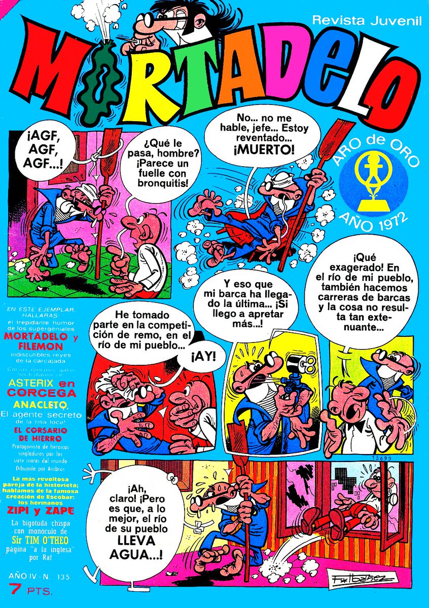 #Mortadelo. Año 4, número 135 (1973)

#comic #comics #tebeo #ibañez #mortadeloyfilemon #vintagecomics #bruguera