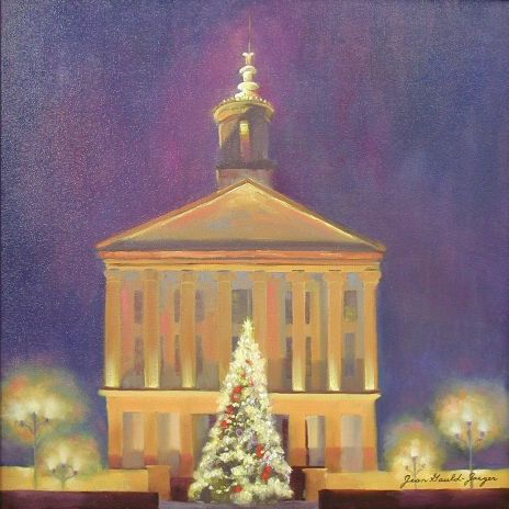 tnstatemuseum's tweet photo. The Museum wishes you a happy holiday season filled with peace and joy, and a great New Year as we head into 2022. Have a Merry Christmas and a Happy New Year!
Pictured: "Silent Night" depicting the Tennessee State Capitol by Jean Gauld-Jaeger, 2009. #12DaysofMuseumObjects https://t.co/Iu7OHEirHd