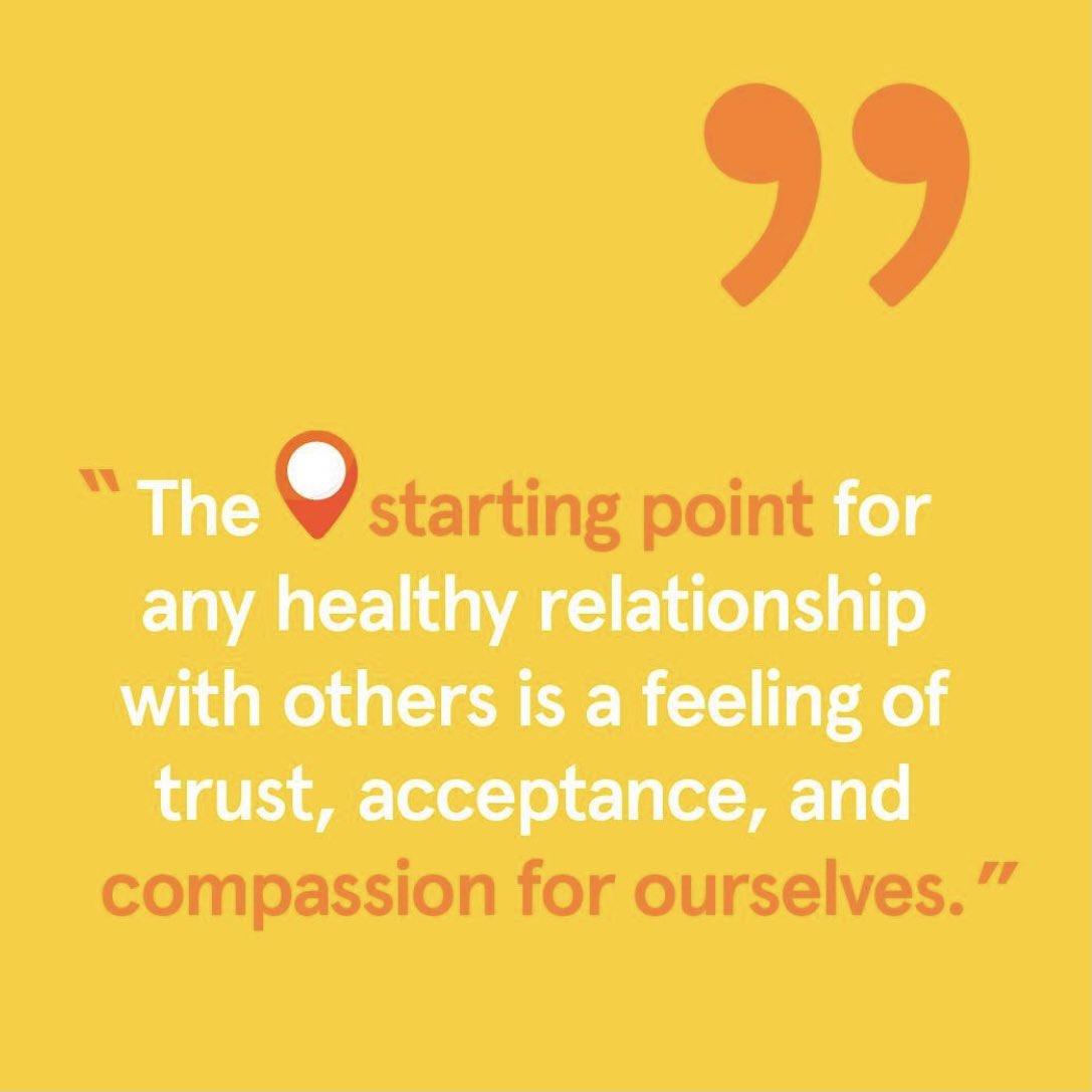 The starting point for healthy relationships is trust, acceptance and compassion for ourselves

Image: <a href="/Headspace/">Headspace</a>