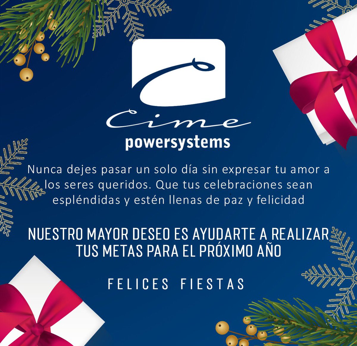 CimePower's tweet photo. Felices fiestas 🎄🎁 https://t.co/d2xltqf4pK