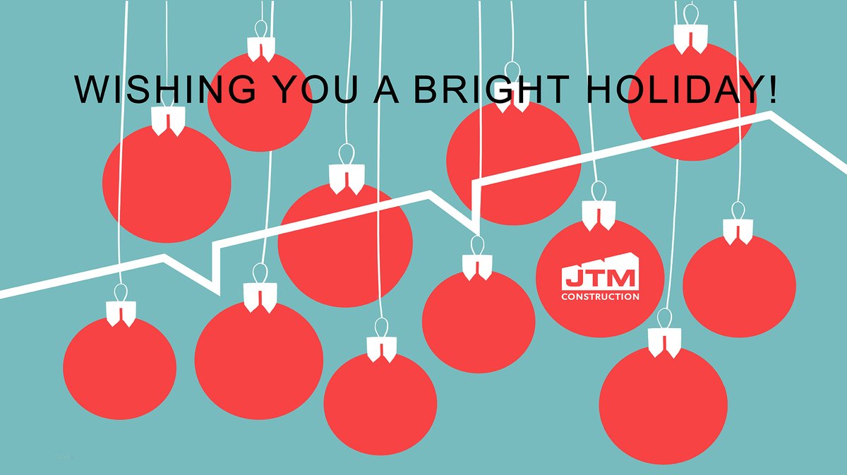 jtmconstruction's tweet photo. May your holidays be bright and with a whole lot of cheer. Happy Holidays! #JTMHappyHolidays #OneJTM https://t.co/YLhe2jcGA7