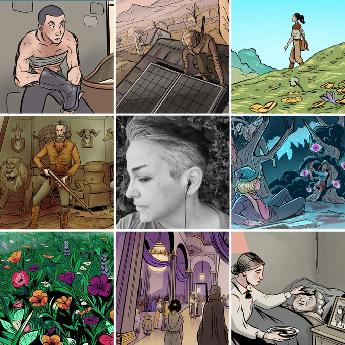 In 2021 I created almost 230 full-color comics pages. It's been a long year... 😑

#artvsartist2021 #artvsartist #comics 