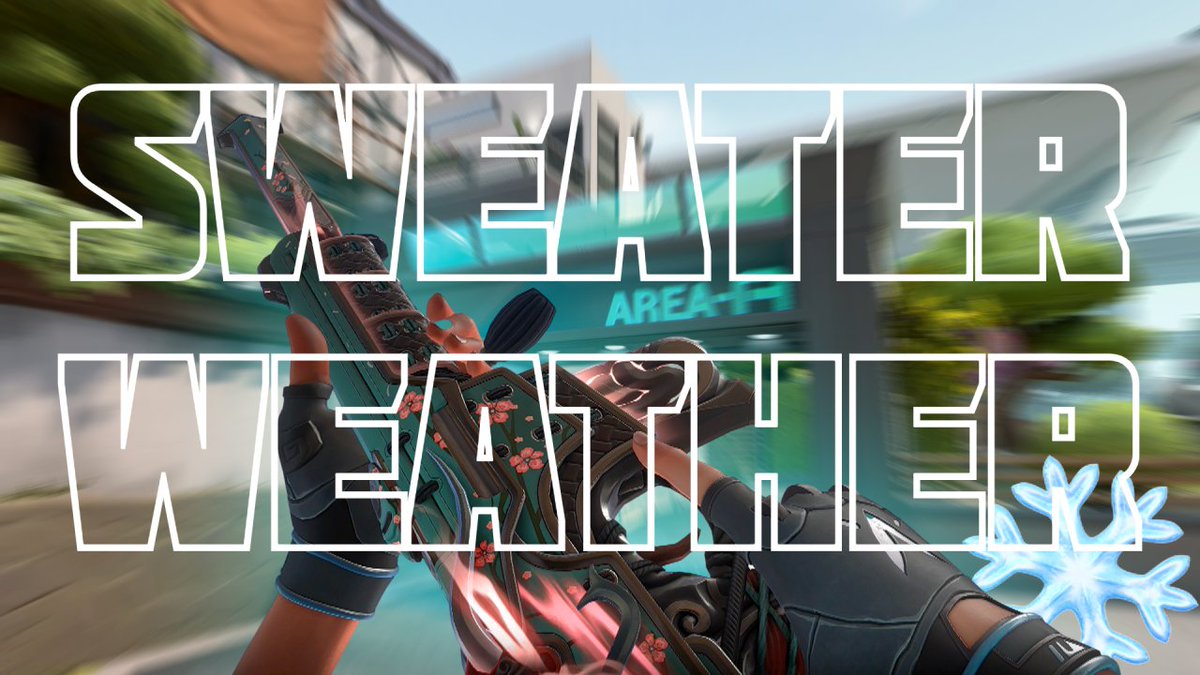 NEW VIDEO OUT NOW:

Sweater Weather❄️ + The BEST Crosshair and  Sensitivity In VALORANT 2022

youtube.com/watch?v=BIWP5n…