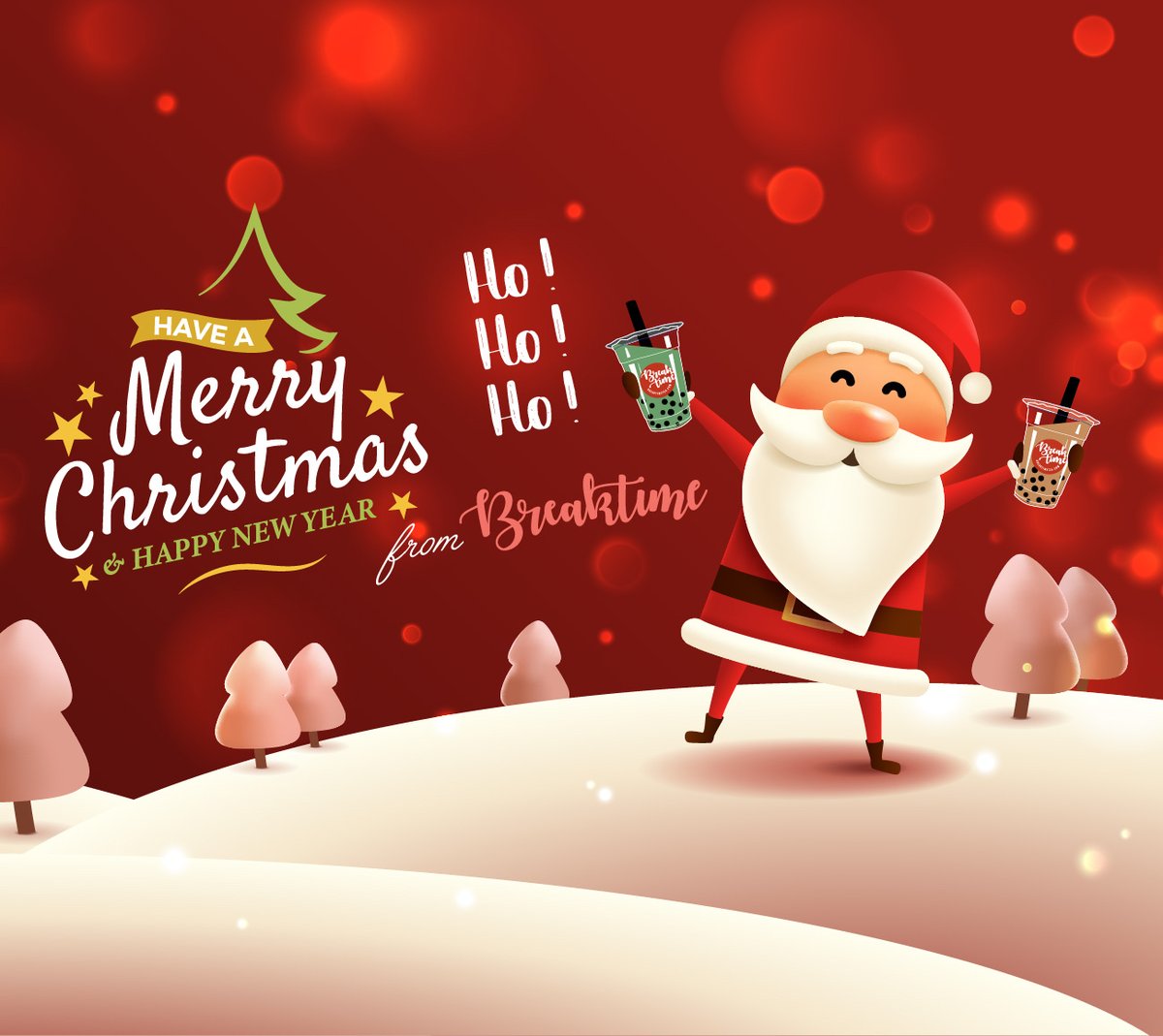 breaktimetea's tweet photo. We wish you Happy Holidays and Merry Christmas 🎄🎁 https://t.co/P9c8BZEEn2